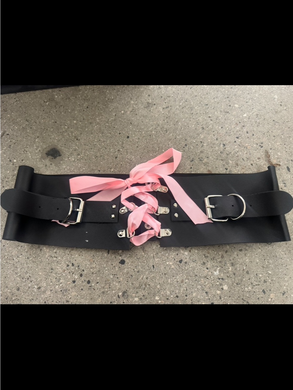 DEEP THOUGHTS LACE UP WAIST BELT